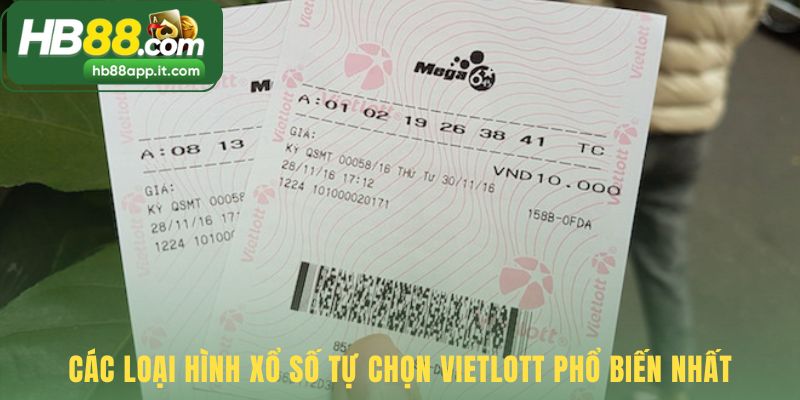 Các loại hình Vietlott đa dạng từ Power 6/55 đến Max 3D